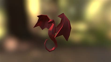 Low Poly Dragon - 3D model by afriedlander [d8c2462] - Sketchfab