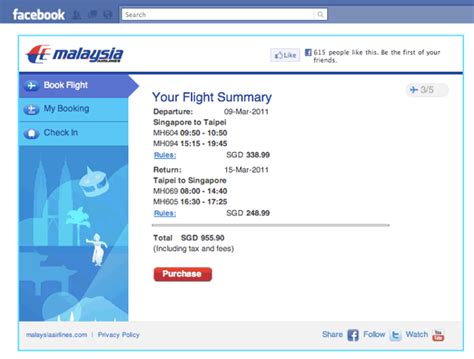 Travelers Can Now Buy Malaysia Airlines Tickets on Facebook