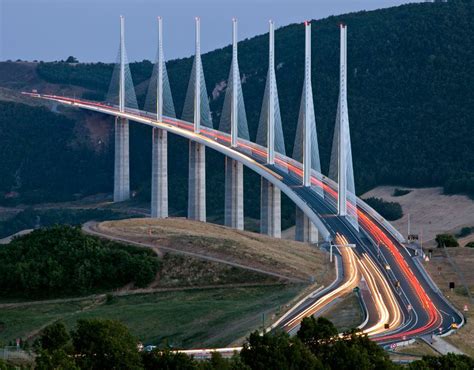 The Millau Viaduct in France is the tallest bridge in the world