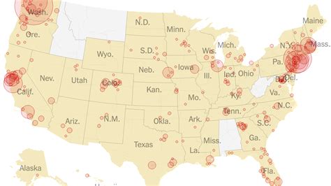 Tracking Every Coronavirus Case in the U.S.: Full Map - The New York Times