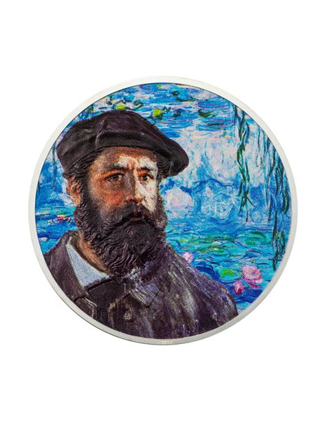 CLAUDE MONET Masters of Art 2 Oz Silver Coin 10$ Cook Islands 2023 ...