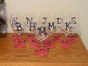 DIY Hand Painted Wine Glasses and Shot Glasses | Painted wine glasses ...