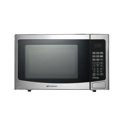 Emerson Emerson 1.2 cu. ft., 1000W Inverter, Touch Control, Stainless Steel Microwave Oven ...