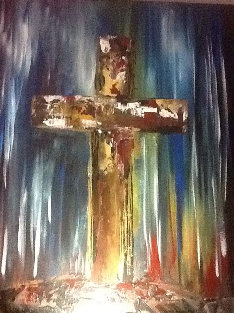 Latest rugged cross | Painting, Art, Design