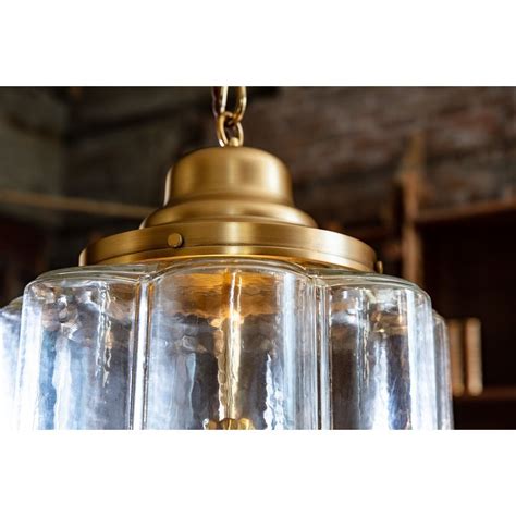 Glasshouse Polished Brass Clear Pendant Light - The Schoolhouse Collection | Pendant light ...