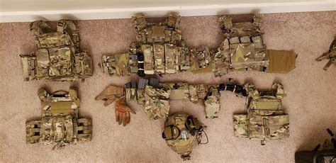 Plate Carrier Stable (L-R: Aero, AVS, AAC, JPC, AVS) : r/LoadOutDisplay