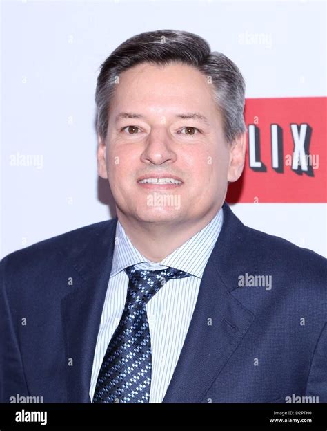 New York, USA. 30th January 2013. Ted Sarandos at arrivals for HOUSE OF ...