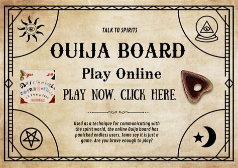 Real Online Ouija Board | MyGhostStory.com