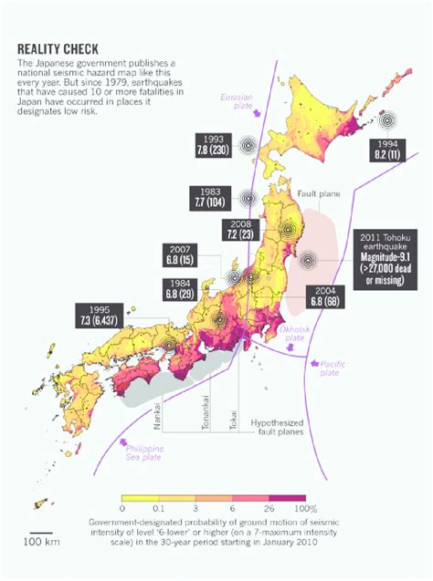 Japan Seismic Hazard Map - Image to u