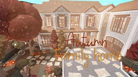 Bloxburg || Autumn Family Home speedbuild || Sunflxwer • - YouTube