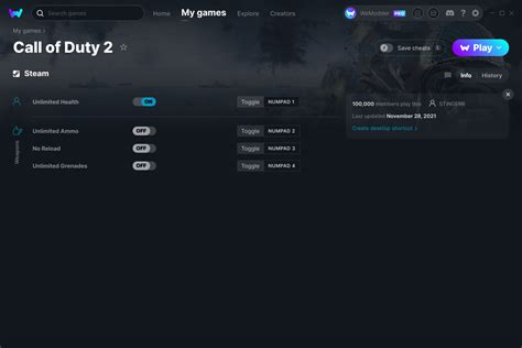 Call of Duty 2 Cheats and Trainer for Steam - Trainers - WeMod Community