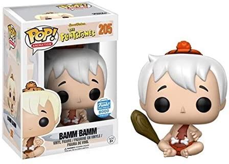 Amazon.com: Hanna-Barbera The Flintstones Funko POP! Animation Bamm Bamm Exclusive Vinyl Figure ...