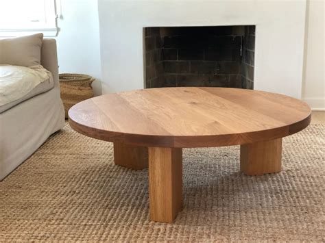 THE OG 40 White Oak Modern Round 3 Leg Coffee Table - Etsy | White oak ...