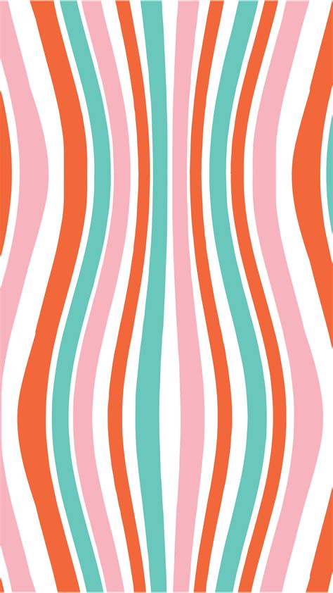 Groovy Wavy Lines Pattern | Funky wallpaper, Phone wallpaper patterns ...