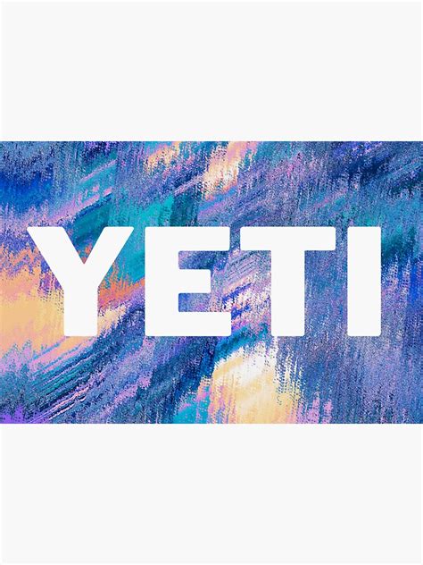 "YETI Sticker" Sticker for Sale by brookehend | Redbubble