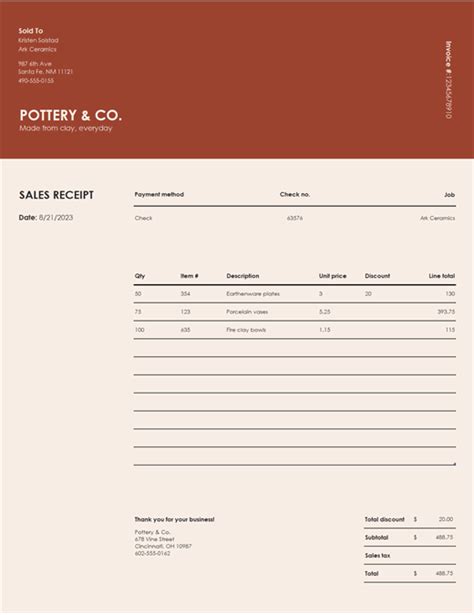 Donation Receipt Template Word For Your Needs