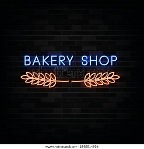 Bakery Shop Neon Sign Neon Template Stock Vector (Royalty Free) 1845514996 | Shutterstock