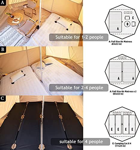 Family Winter Tent with 2 Zipper Doors | OutdoorFull.com