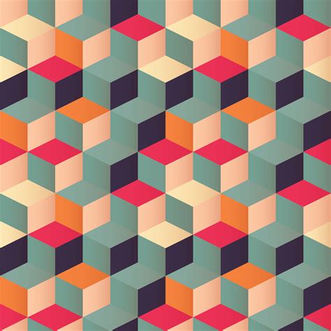 Geometric seamless pattern with colorful squares 694128 Vector Art at Vecteezy