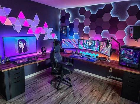 Wall looks so good🔥😍 in 2021 | Video game room design, Video game rooms, Computer gaming room