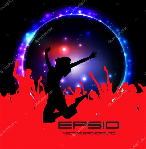 Dancing background party Stock Vector by ©zeber2010 7518735