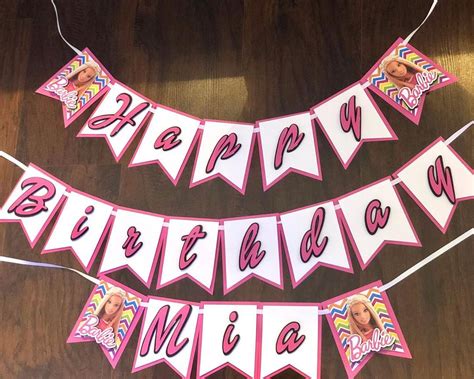 Barbie Birthday Banner! 👱🏻‍♀️ | Barbie birthday, Birthday banner, Birthday