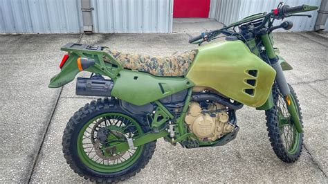 A Rare Kawasaki KLR650 Diesel-Powered Motorcycle For The Special Forces