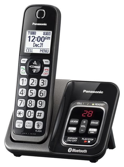 Panasonic KX-TG3760 Link2Cell Cordless Phone with Answer Machine ...