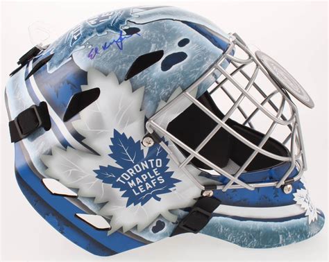 Ed Belfour Signed Toronto Maple Leafs Full-Size Hockey Goalie Mask ...