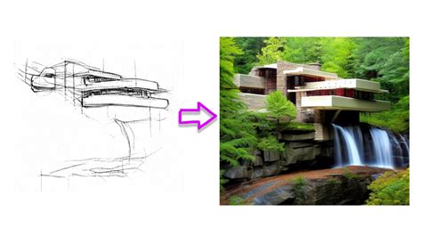 Sketch to Photo New AI Art Generator for Architect Designer