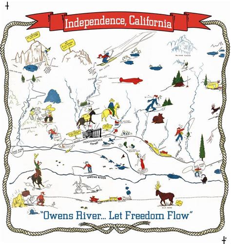 Independence California map California Map, Northern California, Niece And Nephew, To My ...