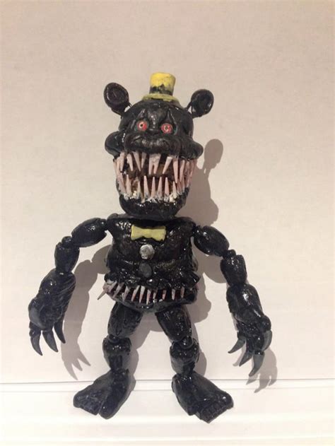 My Custom Nightmare Figure I Made : fivenightsatfreddys