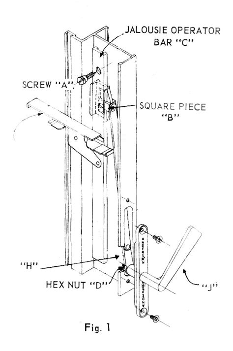 Installation Instructions for Anderson Jalousie Windows and How to Install the Lever Operator