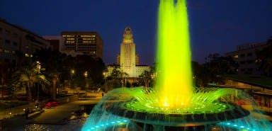 Outside the Lines Show Fountain Water Feature at Grand Park