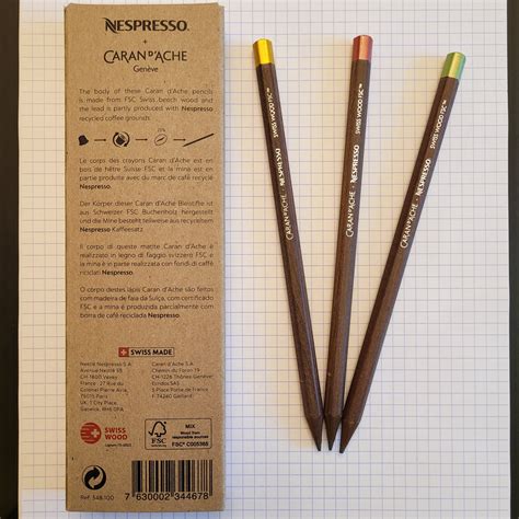 Caran d'Ache Nespresso Limited Edition 4 Pencils - Bertram's Inkwell