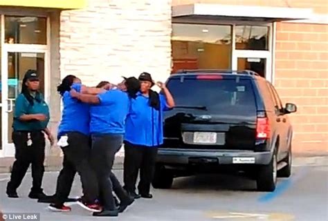 McDonald’s employees' vicious brawl in Georgia parking lot on camera ...