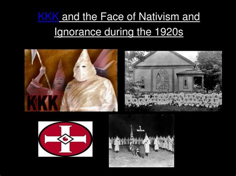 PPT - Nativism Resurges PowerPoint Presentation, free download - ID:1871833