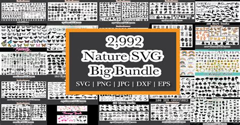 Nature SVG Big Bundle Bundle · Creative Fabrica