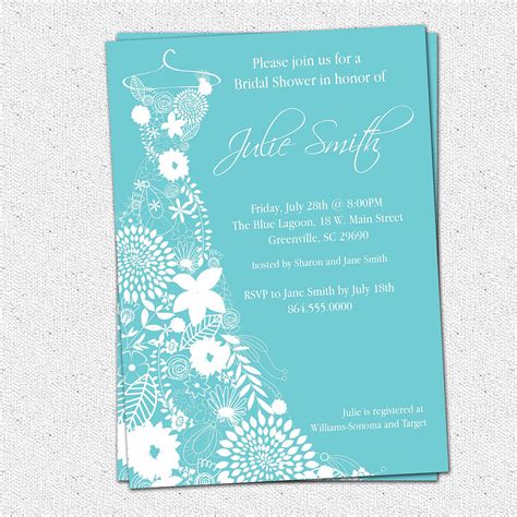 Fall Bridal Shower Invitations Printable Free