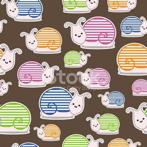 Vector Snail Pattern Stock Clipart | Royalty-Free | FreeImages