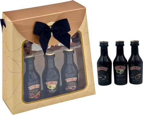 Baileys Chocolate Gift Set - 3 Baileys Miniature of Original Irish Cream, Coffee and Orange ...