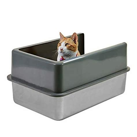 Cat Litter Box Enclosure Stainless Steel Litter Box