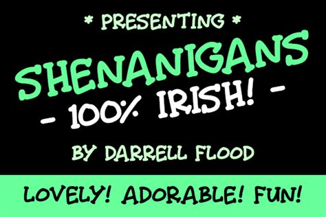 Download Shenanigans font | fontsme.com