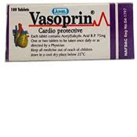 Vasoprin Tab x100#N#– Precious Pharmacy