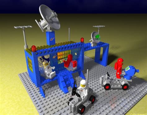 Ray-Traced Lego Mania: 493 - Space Command Center