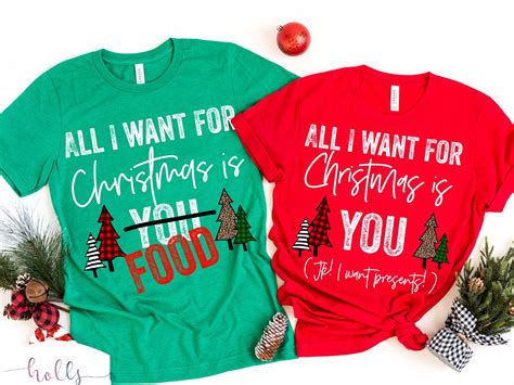 Matching Christmas Couples Shirts Funny Christmas Couples - Etsy