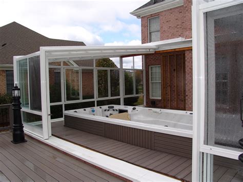 Glass Swim Spa Enclosures Manufactured by Roll-A-CoverAmerica's Leading ...