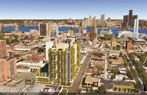 Green Twin Tower Apartment Project In The Planning Stages For Downtown ...