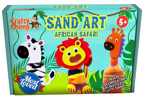 Sand Art - African Safari - CraftyChimp (A unit of BrainSpa)