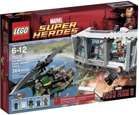 LEGO Iron Man 3 Malibu Mansion Attack 76007 2013 Set Revealed! - Bricks ...